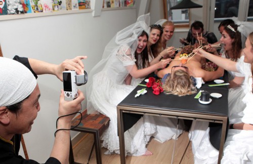 nyotaimori with Amsterdam Angels nyotaimori with Amsterdam Angels